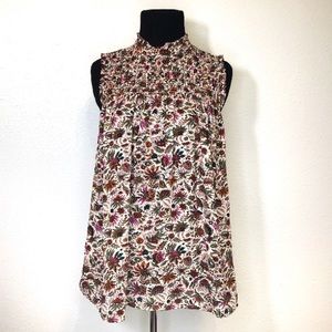 Anthropologie Maeve floral blouse